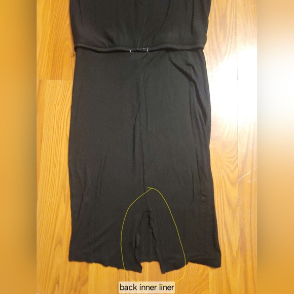 Matty M Womens Black Midi 26" Pull On Skirt Size S Double Lined Fair Condition - Picture 9 of 13